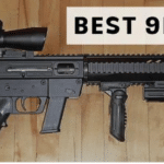 cover photo best 9mm rifles showing gun with logo and article title