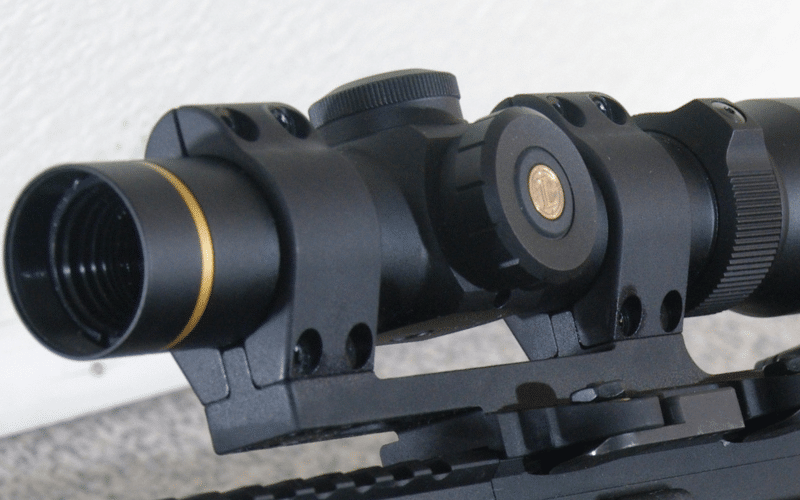 a close up of a typical optic 