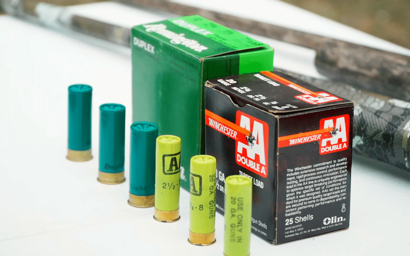 two boxes of shotgun shells