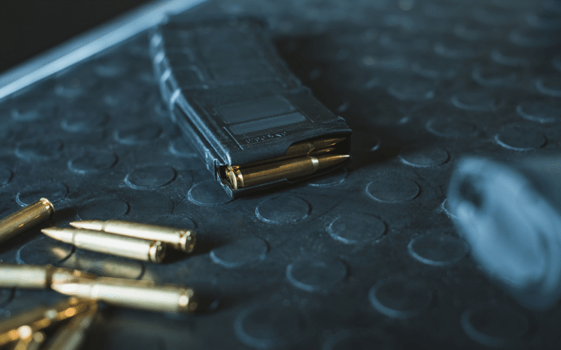 Rounds in a gun magazine 