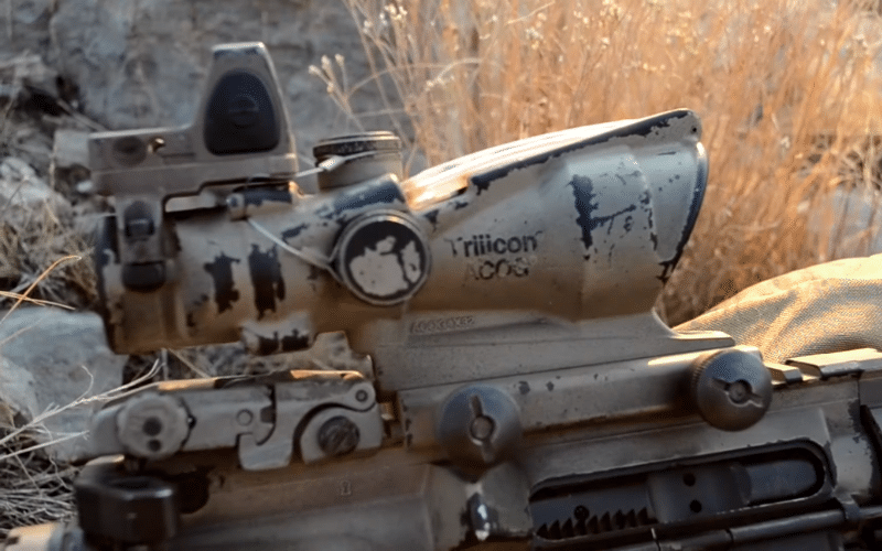 ACOG RMR combo on a Picatinny rail