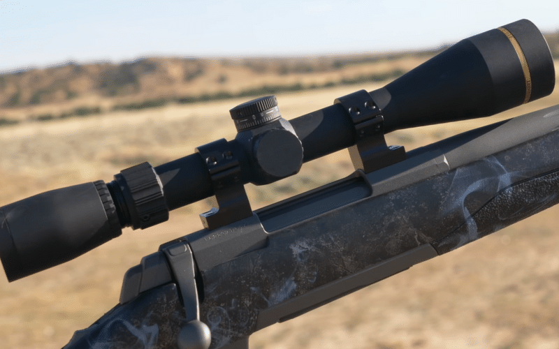 Leupold scope with bullet drop compensation reticle