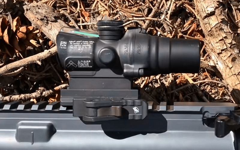 ACOG scope for medium range shooting
