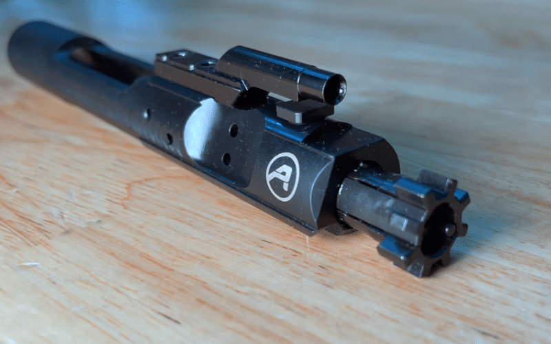 Aero Precision lightweight bolt carrier group on a table