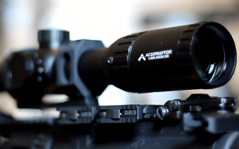 Close-up of the ocular housing of a scope