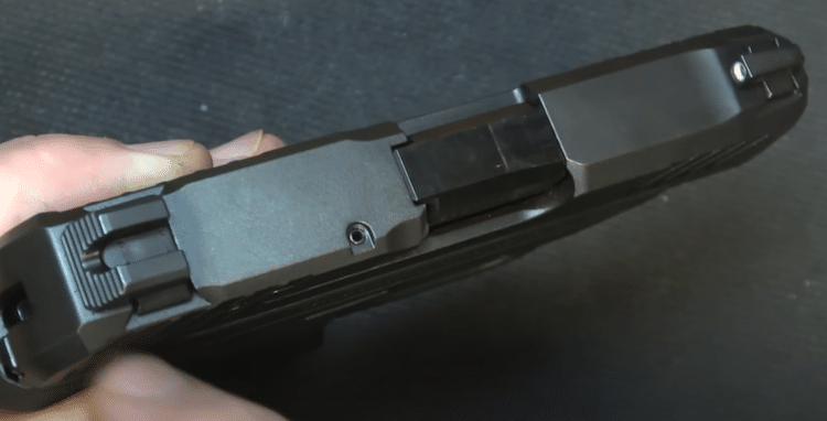 Top view of the Ruger LCP Max 380 ACP
