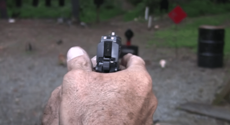 Proper sights on the Sig Sauer P936 semi-automatic
