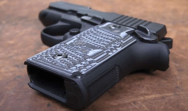 Sig Sauer P938 with a thumb safety
