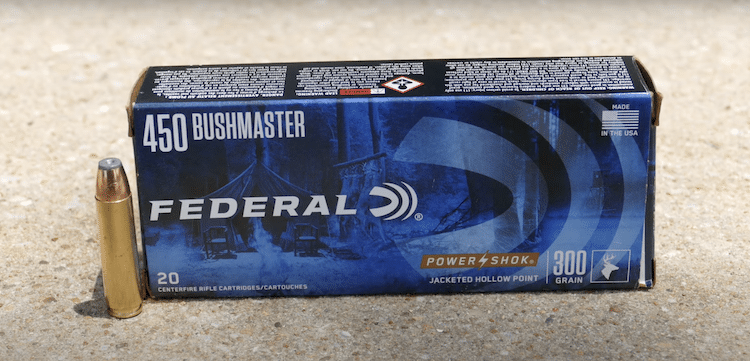 Image of 300 grain Federal Power-Shok Jacketed Hollow Point rounds