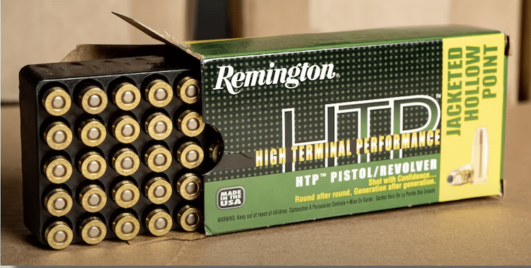 Remington .380 bullets inside a box