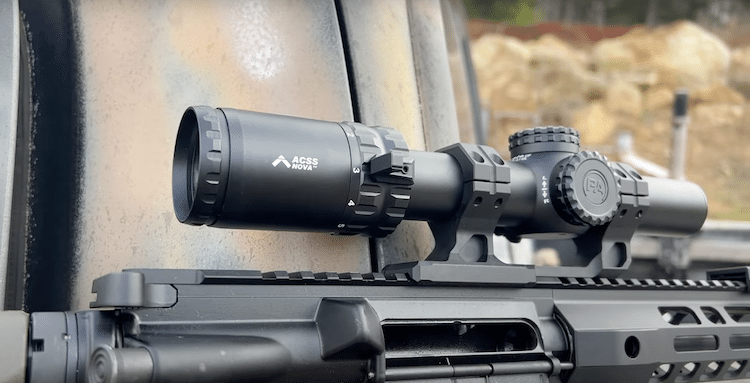 LPVO mounted on a rifle