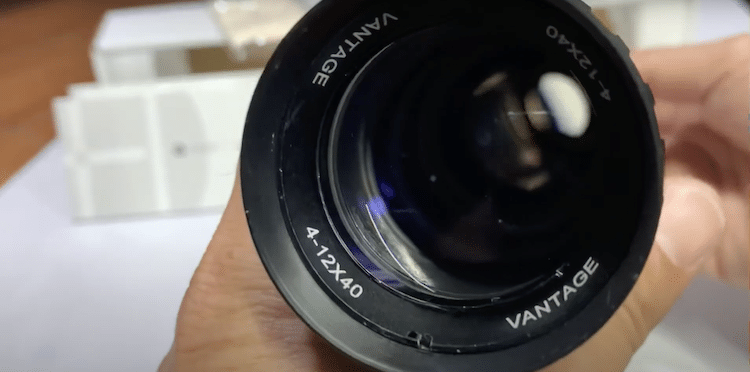 Lens of a Vantage scope
