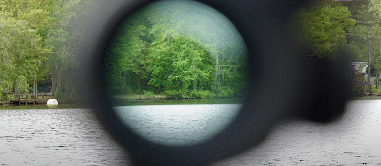 River view seen through the lens of Aimpoint Pro