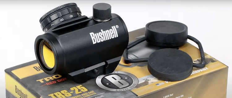 Bushnell Trophy on top of its box