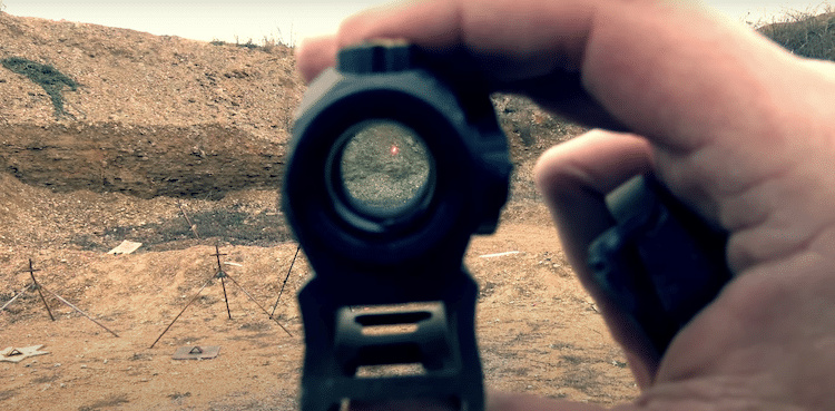 Desert view seen through the lens of Sig Sauer