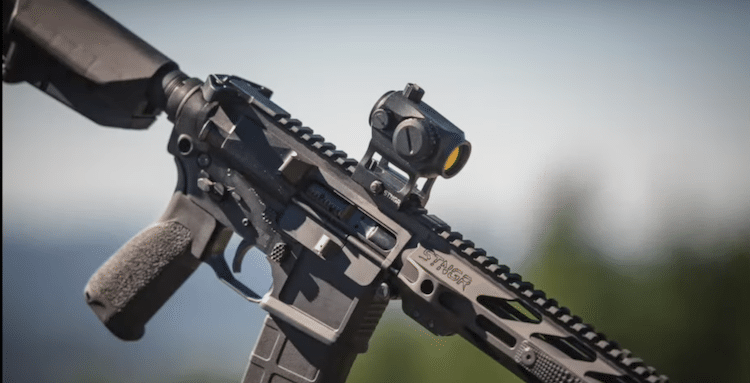 Trijicon RMR mounted on a rifle