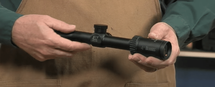 Burris Fullfield E1 held by two hands