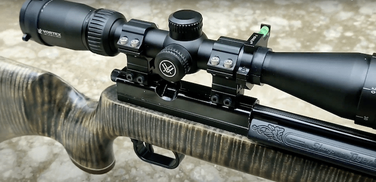 Crossfire scope mounted on a rifle