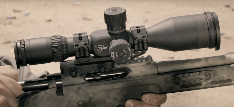Trijicon TARS scope on a hunting rifle